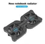 Dual Fan USB Laptop Cooling Pad Foldable Stand with Adjustable Speed - Image 9