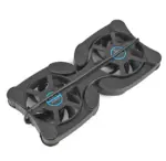 Dual Fan USB Laptop Cooling Pad Foldable Stand with Adjustable Speed - Image 12