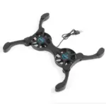 Dual Fan USB Laptop Cooling Pad Foldable Stand with Adjustable Speed - Image 13