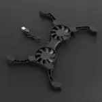 Dual Fan USB Laptop Cooling Pad Foldable Stand with Adjustable Speed - Image 15
