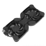 Dual Fan USB Laptop Cooling Pad Foldable Stand with Adjustable Speed - Image 4