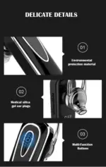 Bluetooth 5.0 Wireless Mono Earpiece Headset with Microphone - Image 12