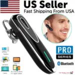 Bluetooth 5.0 Wireless Mono Earpiece Headset with Microphone