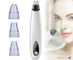 Electric Facial Pore Vacuum Blackhead Remover with 3 Suction Levels and 3 Heads - Image 5