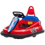 6V Electric Bumper Car for Kids with 360 Degree Rotation, Music and Lights, Red - Image 11