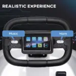 Electric Bumper Car for Kids 360 Rotation 6V Toddler Ride-on Toy Baby Bumping Car White - Image 5