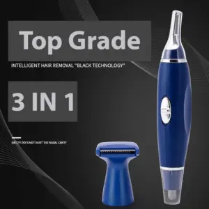 electric ear beard nose hair trimmer eyebrow mustache remover shaver clipper new 7