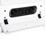 HOMCOM Electric Fireplace Heater White with Realistic LED Log Flames Overheating Safety 750/1500W - Image 11