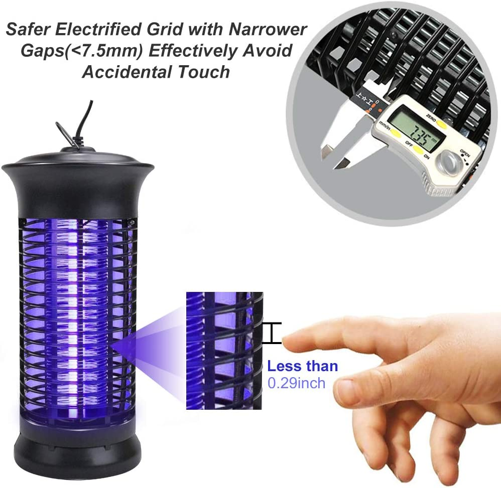 4000V Electric Bug Zapper Lamp for Flies Gnats and Mosquitoes