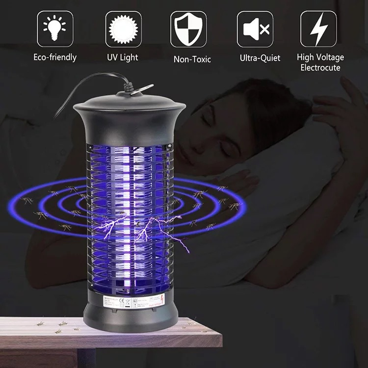 4000V Electric Bug Zapper Lamp for Flies Gnats and Mosquitoes