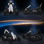 Electric Go Kart for Kids, 12V Adjustable Speed,  White - Image 7