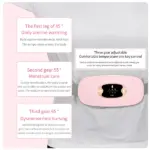 Electric Heating and Vibration Menstrual Comfort Belt with 3 Heat Levels - Image 18