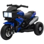 Aosom Electric Motorbike for Kids 6V Ride-On Motorcycle Toy with Music Horn Headlights Blue - Image 11