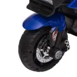 Aosom Electric Motorbike for Kids 6V Ride-On Motorcycle Toy with Music Horn Headlights Blue - Image 8