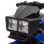 Aosom Electric Motorbike for Kids 6V Ride-On Motorcycle Toy with Music Horn Headlights Blue - Image 9