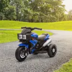 Aosom Electric Motorbike for Kids 6V Ride-On Motorcycle Toy with Music Horn Headlights Blue - Image 10