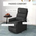 Electric Power Lift Recliner Chair, Easy Remote Operation for Effortless Rising Black - Image 6