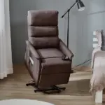 Power Lift Recliner Chair with Heat and Vibration Massage, Brown - Image 10