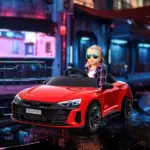 Electric Toy Car for Kids 3-6, 12V Ride on Car with Remote Control, Suspension System, Music, 3.1 MPH, Vibrant Red - Image 10