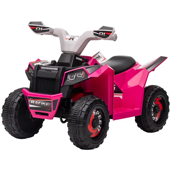 electric-toy-car-for-toddlers-6v-safe-ride-on-with-forward-reverse-pink-wheels-durable-for-kids-18-36-months.webp 6V Electric Ride On Car with Forward and Reverse for Toddlers 18 to 36 Months, Pink - Image 1
