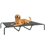 PawHut Elevated Dog Bed for Large Breeds Gray 60"L - Image 11