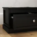 Elevated Dog Bowls with Storage Drawer, Raised Dog Bowl Stand Pet Food Bowl Dog Feeding Station, Black - Image 8