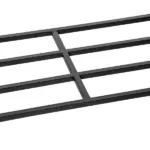 Elevated Metal Garden Bed with Rattan Look and Tool Storage, Modern Design, Black - Image 9