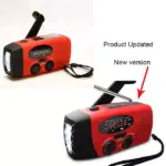 1000mAh Emergency Weather Radio with Hand Crank Solar Power and Flashlight - Image 7