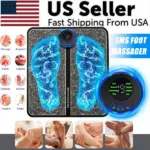 EMS Foot Massager Pad with Electrical Muscle Stimulation
