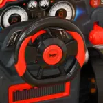 Qaba Engaging Kids Truck Engine Toy Set with RC Car Key | Red Mechanic Toys for Ages 3-5 - Image 8