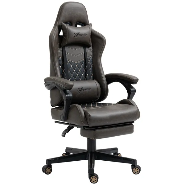 ergonomic-high-back-brown-office-chair-adjustable-swivel-recliner-lumbar-support.webp Vinsetto Ergonomic High Back Brown Office Chair Adjustable Swivel Recliner Lumbar Support - Image 1