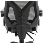 Ergonomic Mesh Office Chair, High Back, Grey, Adjustable Recliner with Footrest and Wheels - Image 13