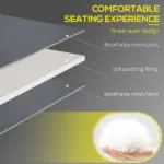 Ergonomic Recliners for Poolside 5-Level Gray Loungers with Reading Hole and Side Stash for - Image 4