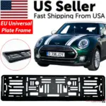 Universal European License Plate Holder Frame