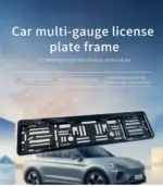 Universal European License Plate Holder Frame - Image 2