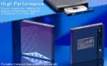 7 in 1 USB 3.0 External CD DVD Drive Burner Reader and USB Hub - Image 4