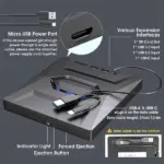 USB 3.0 External CD DVD Drive Writer Burner for Windows PC and Laptop - Image 2