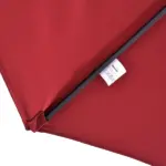 Outsunny Extra Large 15 Ft Patio Umbrella, Double-Sided Outdoor Market Umbrella with Crank Handle for Deck, Lawn, Backyard and Pool, Wine Red - Image 9