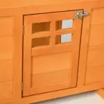 Extra Large Chicken Coop, Outdoor Hen House Poultry Cage with Removable Tray, Hen House Quail Hutch for Outdoor Backyard, Orange - Image 9