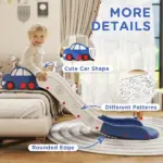 Extra Length Toddler Slide for Bed, Sofa, Easy to Assemble, Blue - Image 7
