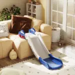 Extra Length Toddler Slide for Bed, Sofa, Easy to Assemble, Blue - Image 10