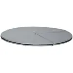 5 Foot Foldable Pole Fitness Safety Mat, 2 Inch Thick, Light Gray - Image 11