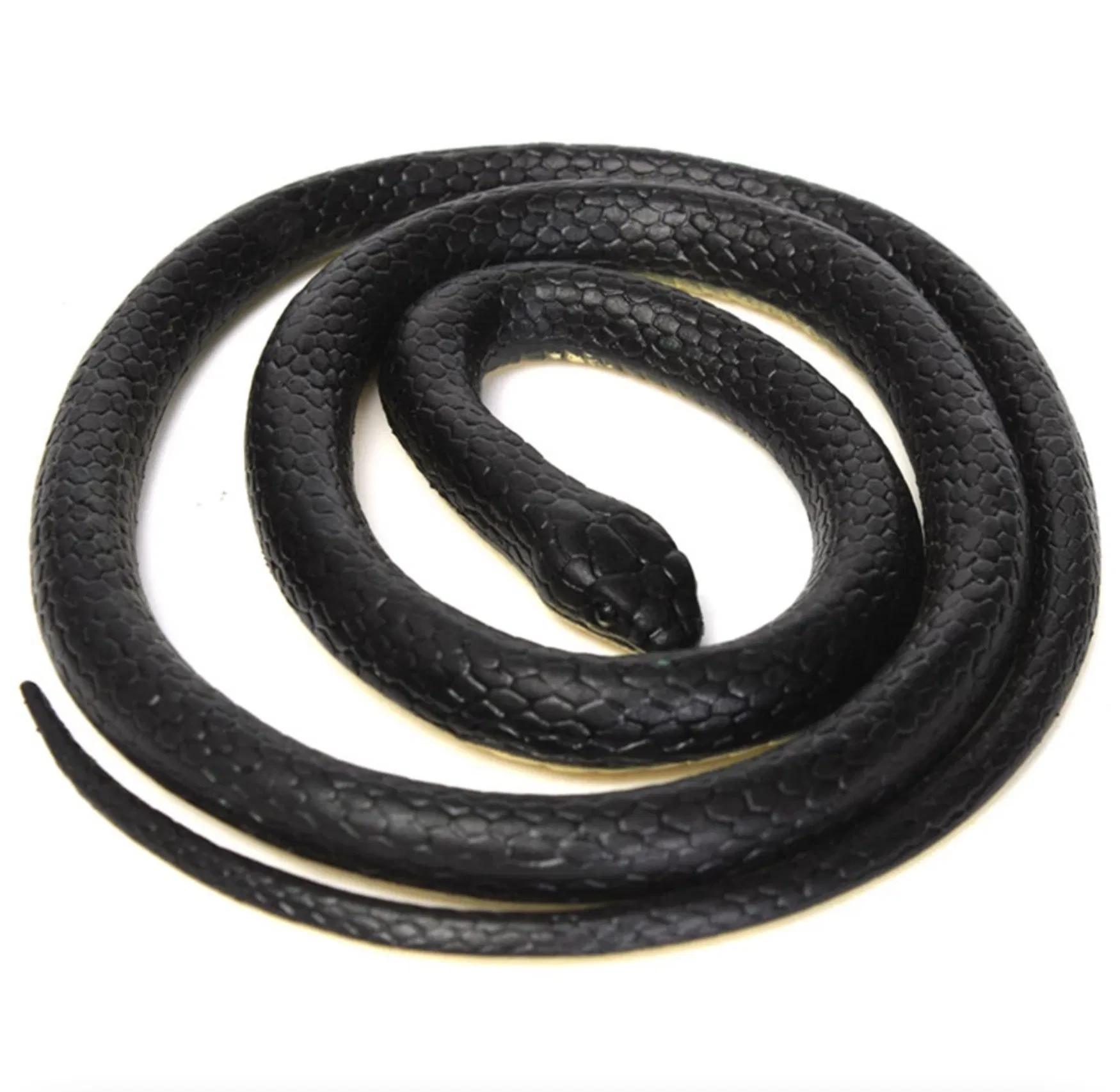 52 Inch Realistic Rubber Snake Prank and Garden Decoration
