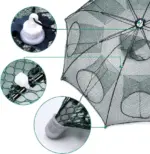 Foldable Fishing Bait Trap Net for Crab Crawdad Shrimp Minnow and Fish - Image 8