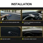 Dashboard Cover Mat for 2007-2014 Chevrolet Silverado and 2007-2013 GMC Sierra - Image 11