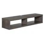 Floating TV Stand Wall Mounted Media Console Storage Shelf Dark Grey for Living Room Home Office - Image 9