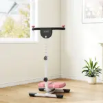 Soozier Foldable Ab Twister Exercise Board with LCD Display and Adjustable Handle Pink - Image 9