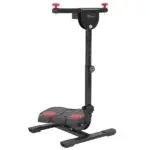 Foldable Ab Twister Board with LCD Display and Adjustable Handle, Red