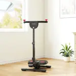 Foldable Ab Twister Board with LCD Display and Adjustable Handle, Red - Image 9