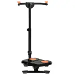 Foldable Ab Twister Exercise Board with Adjustable Handle and LCD Monitor